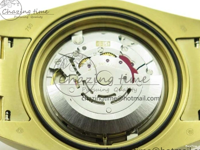 MiroTime 0202 TravelReady GMT Master II 116718 LN Black Ceramic 316L Steel GMF 1:1 Best Edition Green Dial on YG Bracelet A 2960